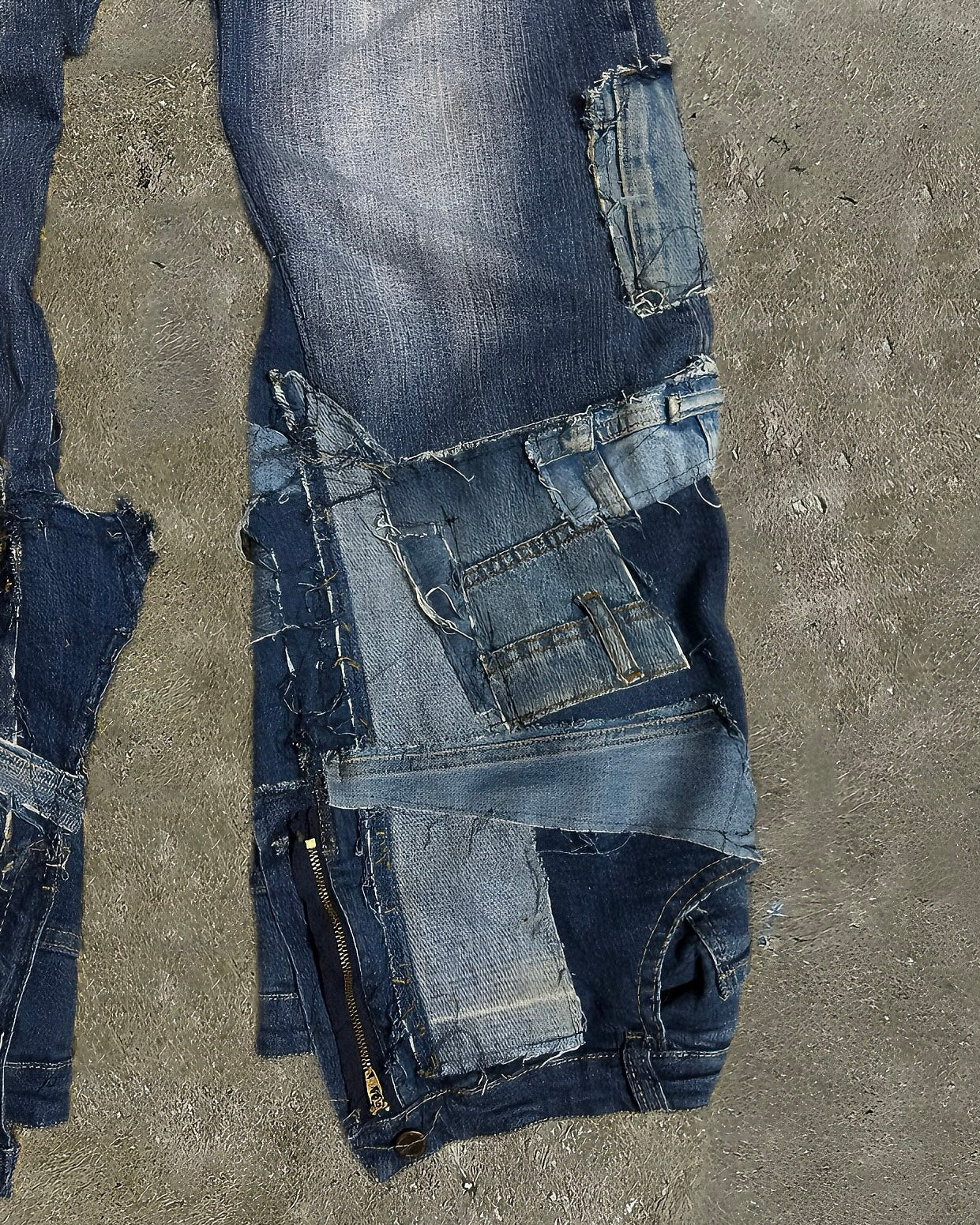 Wildflower Patchwork Denim