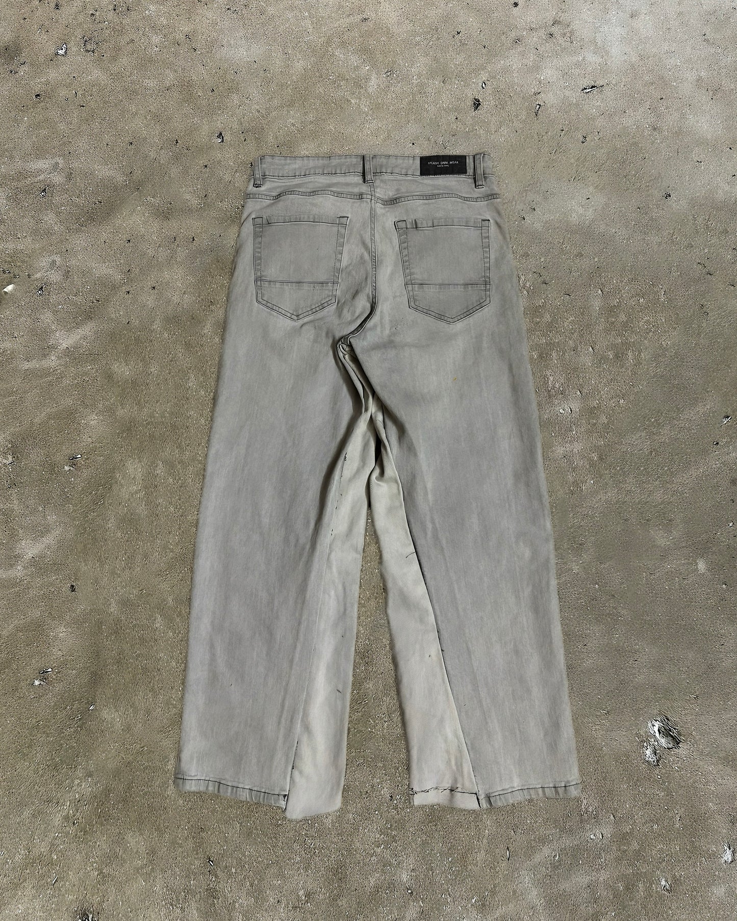 Safety Pin Grey Jeans