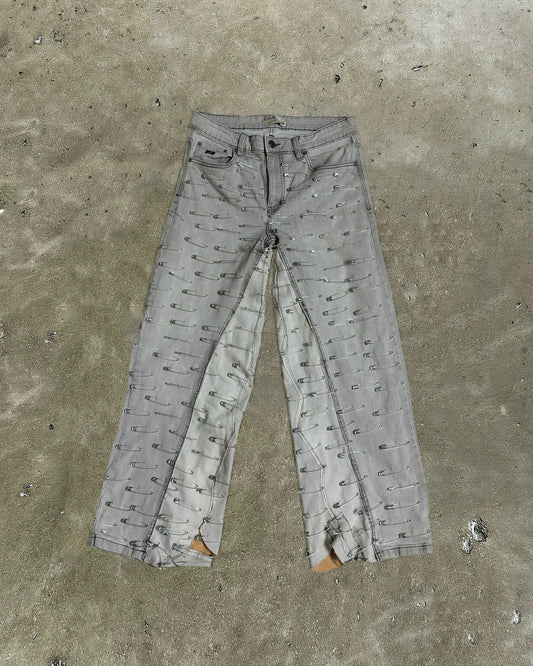 Safety Pin Grey Jeans