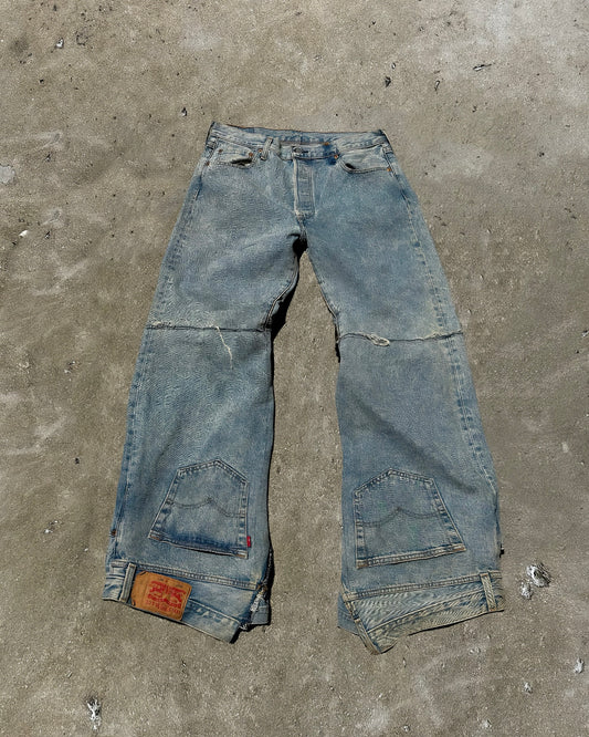 Double-Pocket Reworked Denim