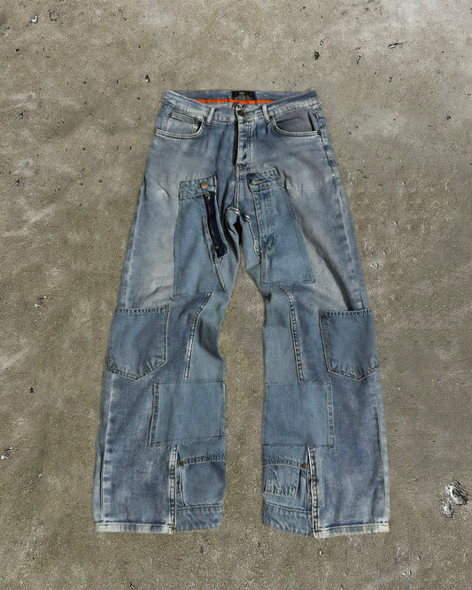 Multi-Pocket Cargo Jeans