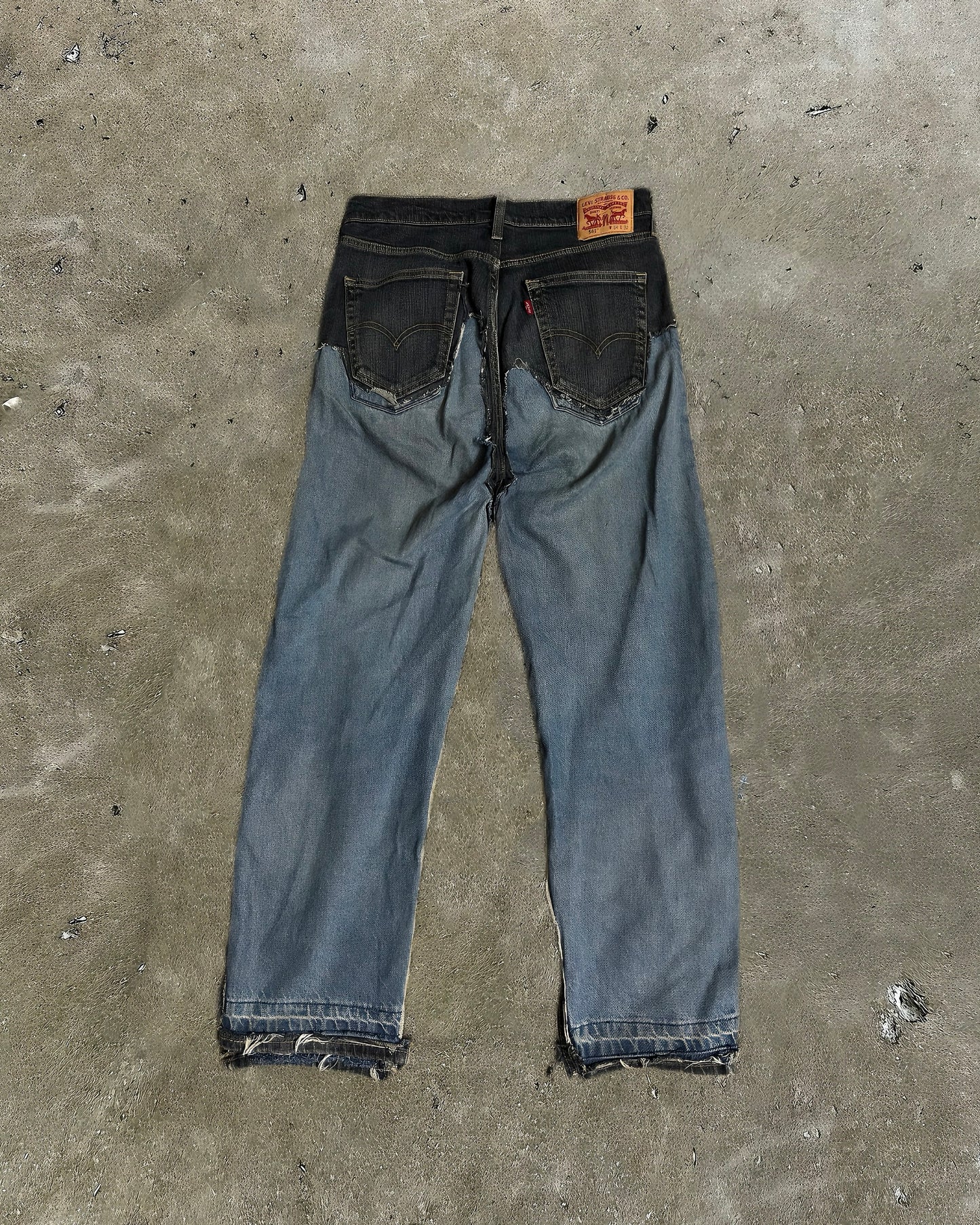 Levi’s Two-Tone Deconstructed Jeans