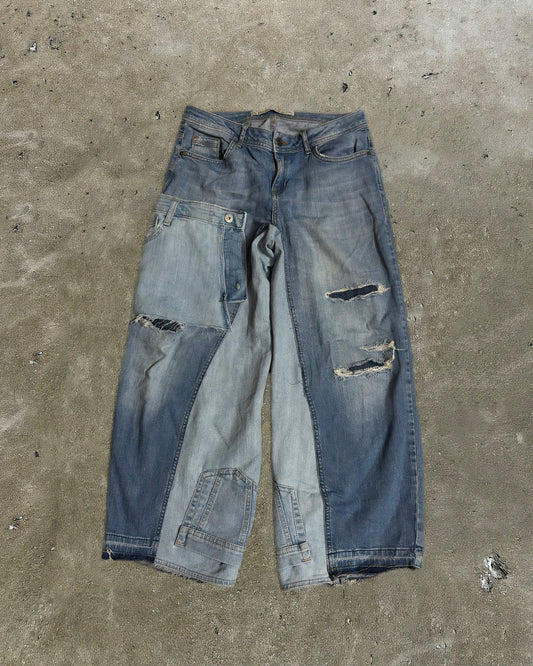 Rogue Patchwork Baggy Jeans